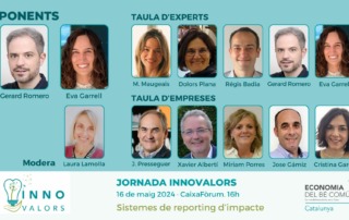 Tercera jornada Innovalors. Sistemes de reporting d'impacte